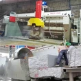 Qual é a capacidade máxima de carga de uma máquina de corte de blocos de pedra?